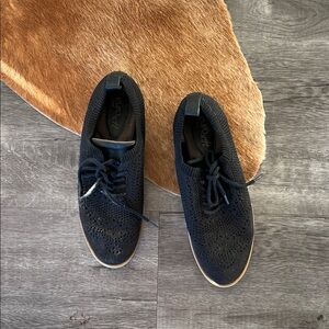 Eurosport Black Knit Derbys